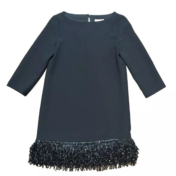 kate spade Black Mini Dress with Sequin Hem - Picture 3 of 6